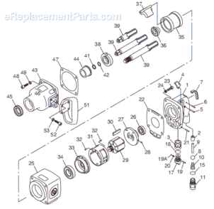 Page A Diagram and Parts List for CP7778SP-6 8941077781 Chicago Pneumatic Wrench